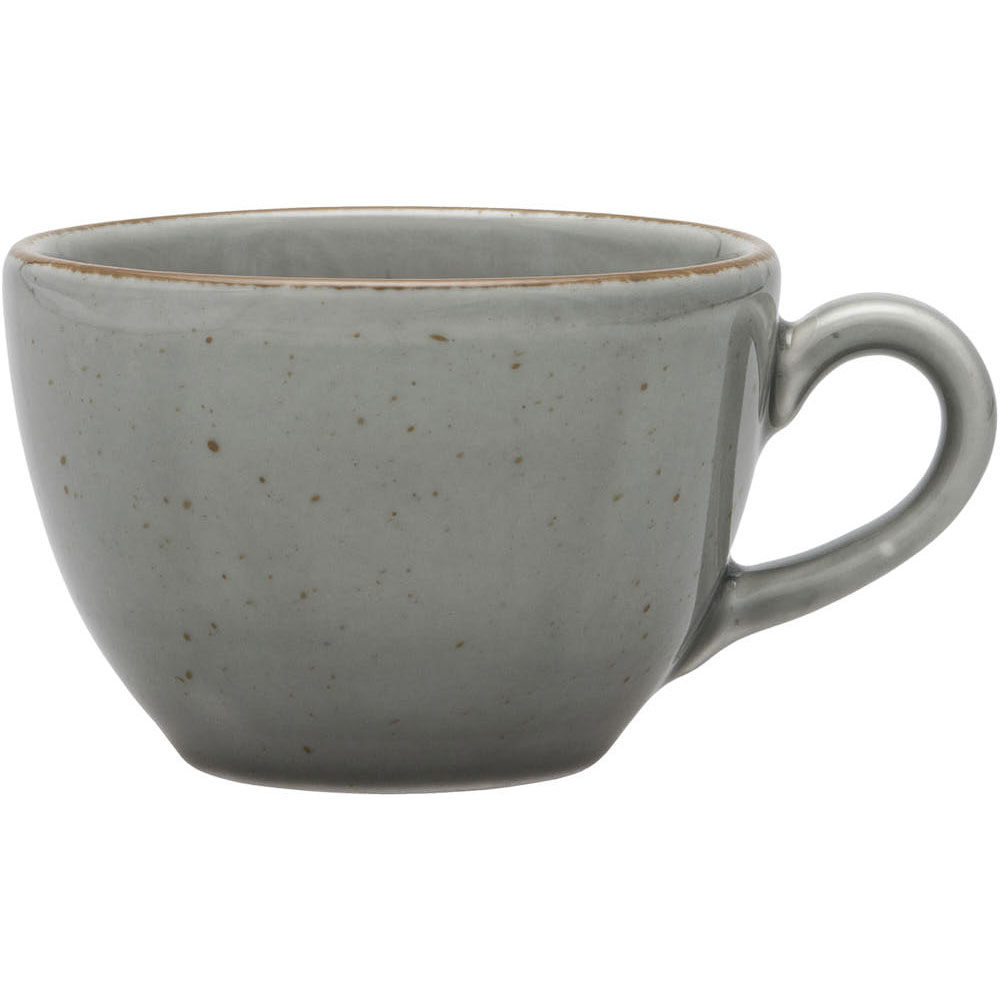 LUBIANA Obertasse, Serie Aida, grau, braun gesprenkelt, 180 ml, 12 Stück