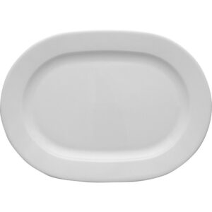 LUBIANA Servierplatte, weißes Porzellan, Serie Versailles, Lubiana, 280x205 mm