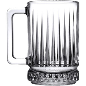 PASABAHCE Bierglas/Henkelbecher aus Glas, Serie Elysia von Stalgast, 310 ml, 2 Stück