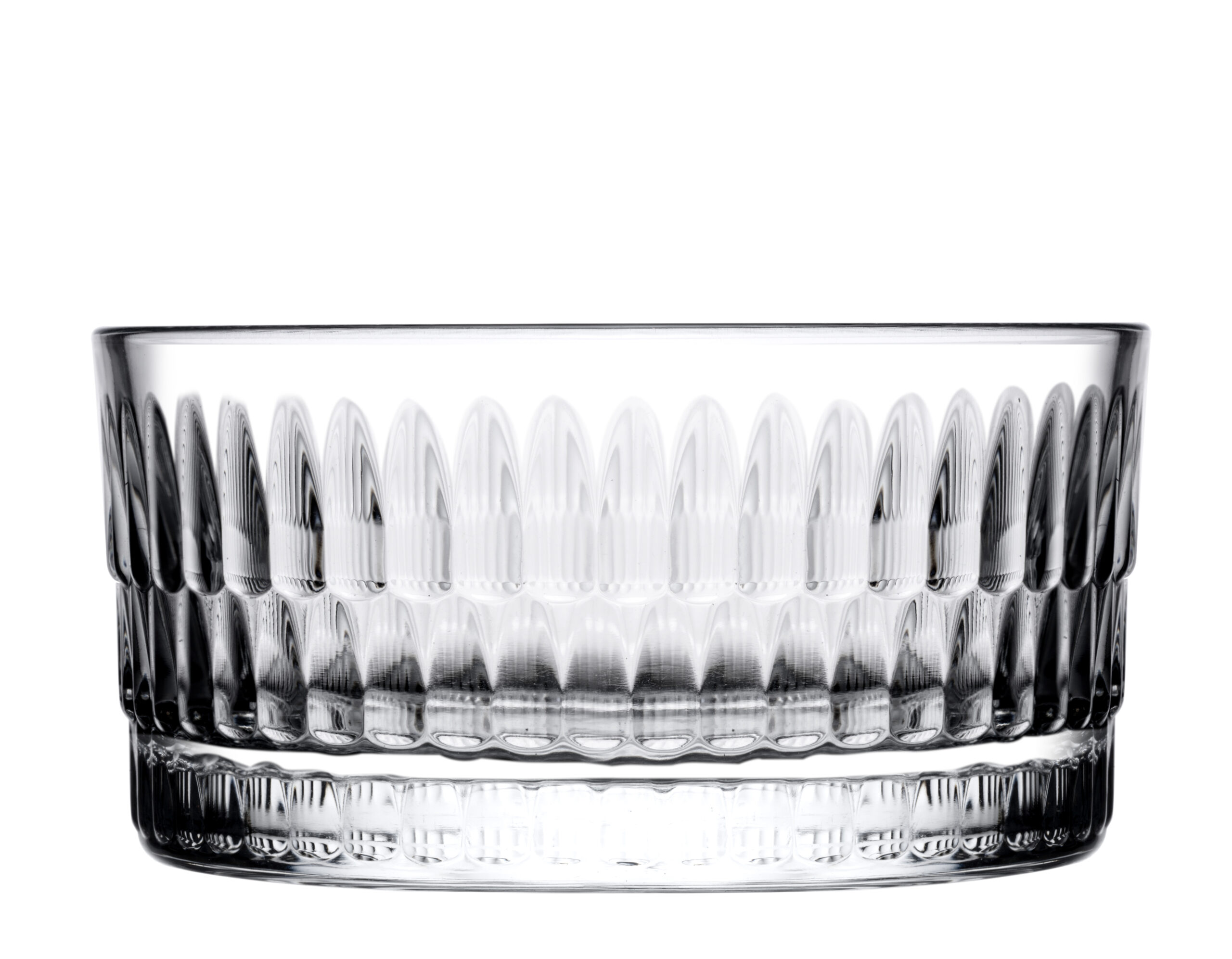 PASABAHCE 6 Fingerfood-Glasschälchen, Serie Rain Ø 107 mm