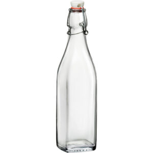 BORMIOLI_ROCCO Glasflasche mit Bügelverschluss, 0,5 Liter
