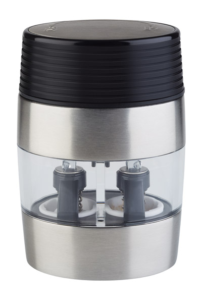 APS APS 2 in 1 Salz u. Pfeffermühle 6 x 4,5 cm H: 9,5 cm – Bild 2