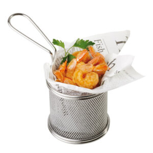 APS APS Servier-Frittierkorb  Ø 9 cm, H: 8,5 cm, Griff 9 cm