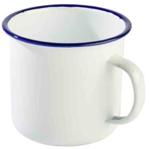 APS APS Henkelbecher -ENAMELWARE- Ø 10 cm, H: 9 cm, 0,5 Liter