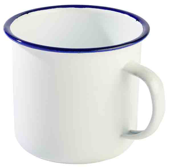 APS APS Henkelbecher -ENAMELWARE- Ø 10 cm, H: 9 cm, 0,5 Liter