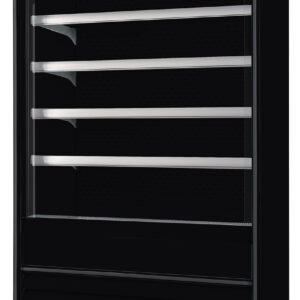 NordCap Wandkühlregal ALASKA 180 SLIM ENERGY BLACK