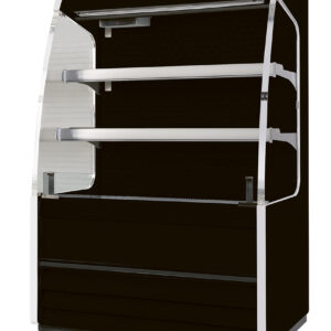 NordCap Impuls-Wandkühlregal MERCURY 100 H 1424 M1 BLACK