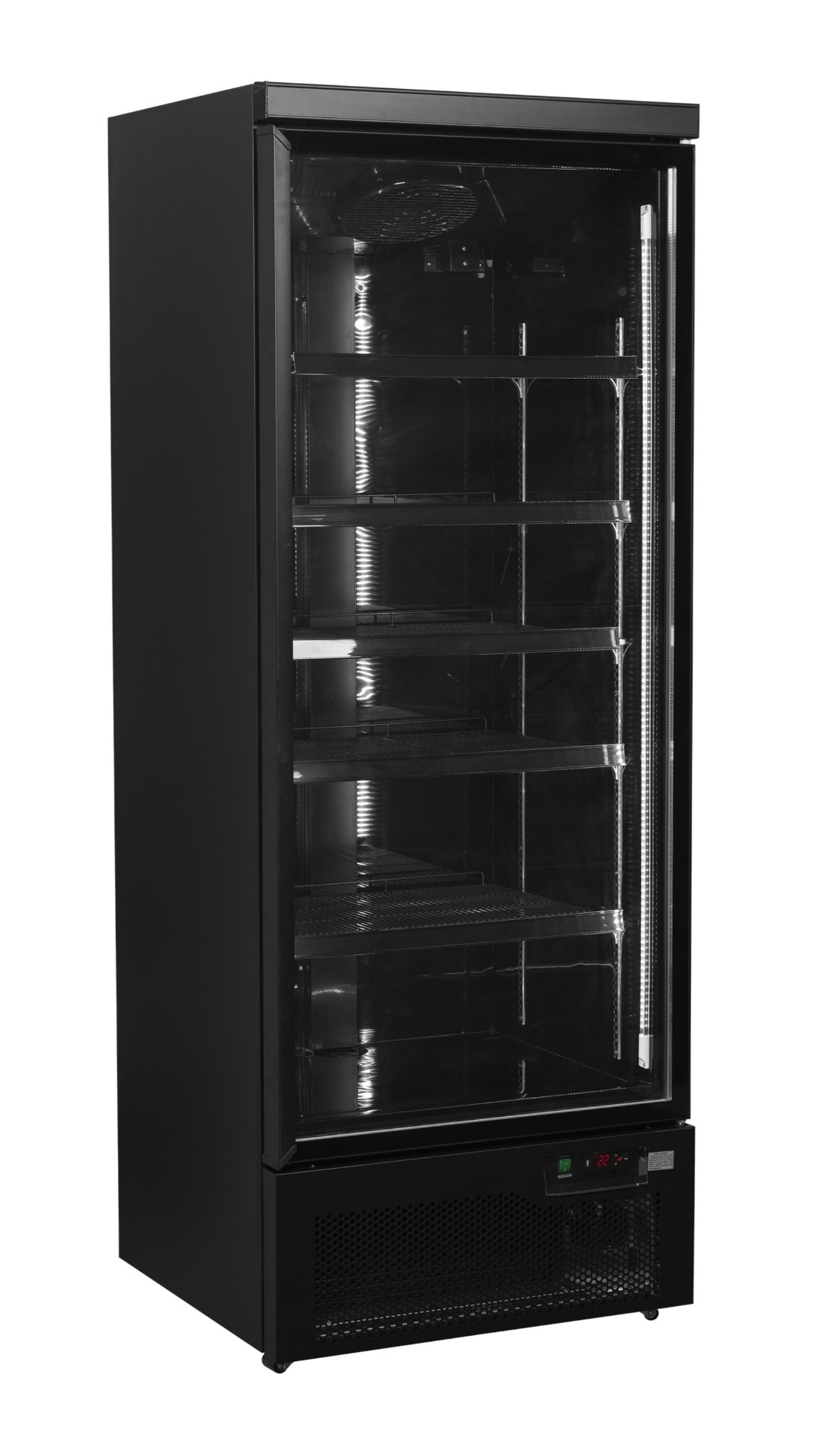 NordCap Glastürkühlschrank ATOM MAXI KS 1T-BB