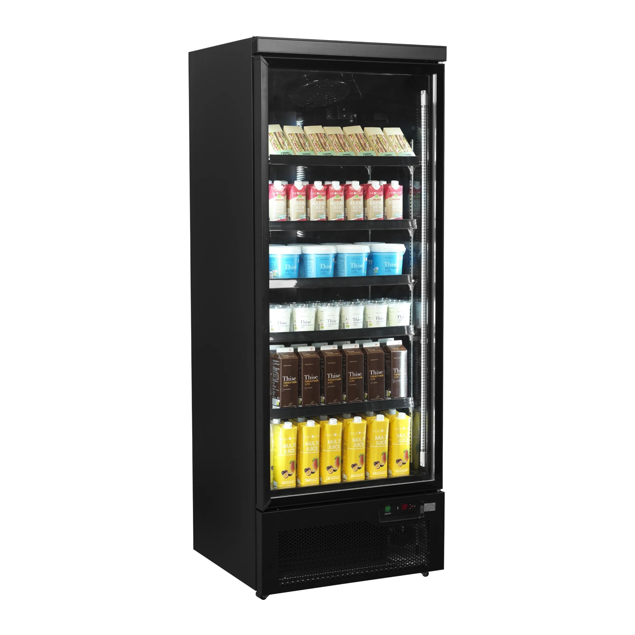 NordCap Glastürkühlschrank ATOM MAXI KS 1T-BB – Bild 3