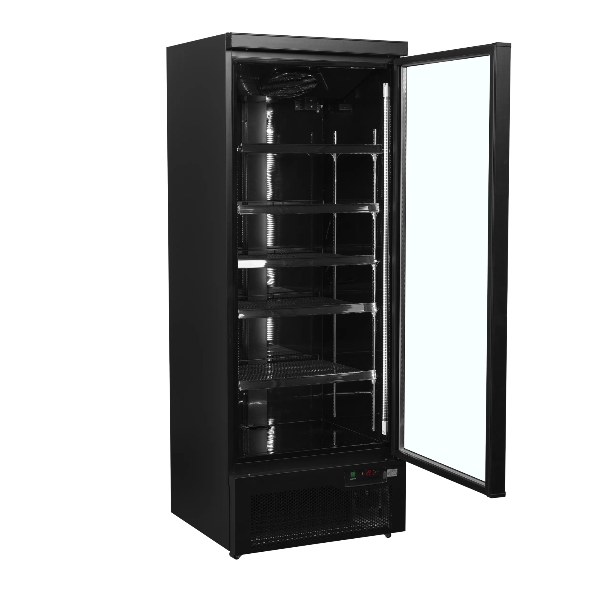 NordCap Glastürkühlschrank ATOM MAXI KS 1T-BB – Bild 2