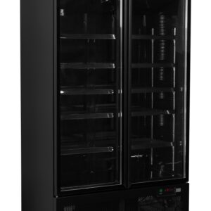 NordCap Glastürkühlschrank ATOM MAXI KS 2T-BB