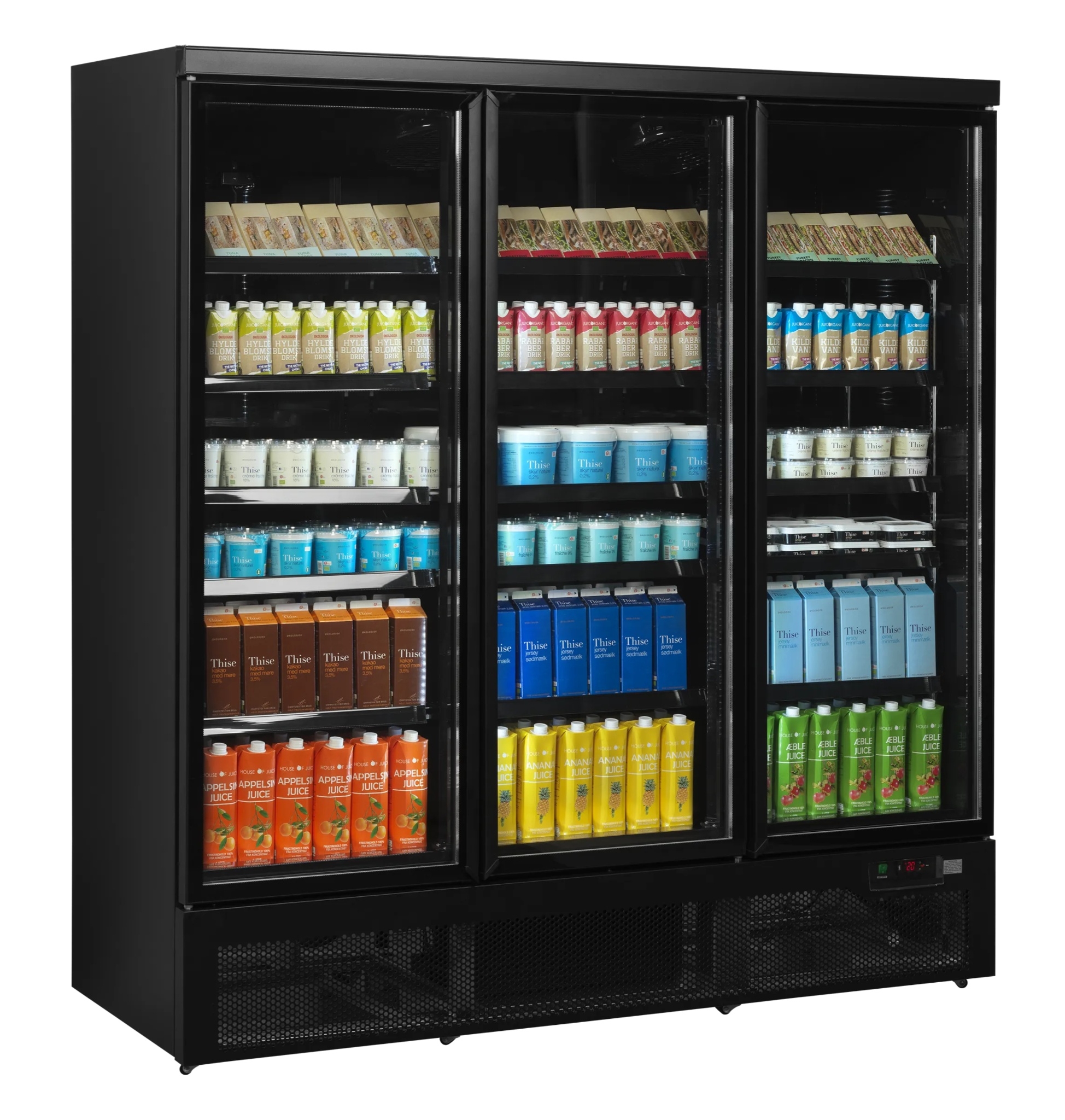 NordCap Glastürkühlschrank ATOM MAXI KS 3T-BB – Bild 3