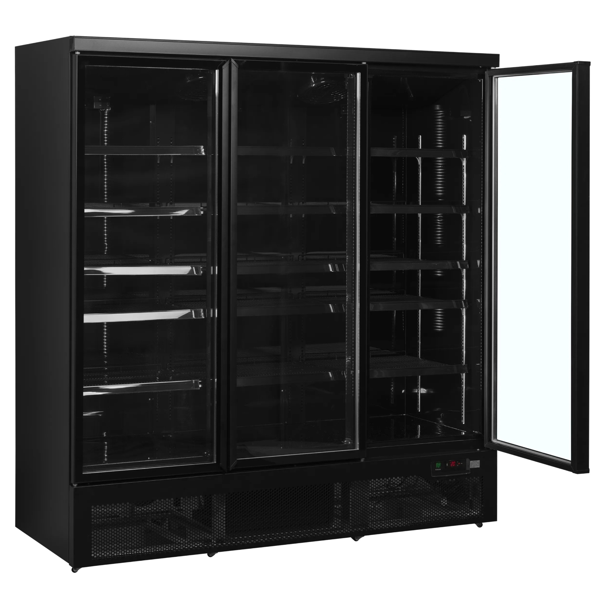 NordCap Glastürkühlschrank ATOM MAXI KS 3T-BB – Bild 2