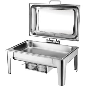STALGAST Chafing Dish mit Glasdeckel GN 1/1