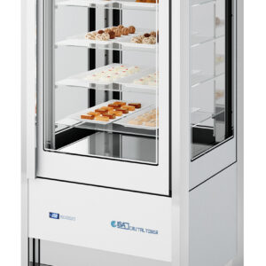 NordCap Panorama-Kühlvitrine CRISTAL TOWER 930 LH RV TN WHITE