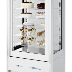 NordCap Panorama-Kühlvitrine CRISTAL TOWER 930 RV TN WHITE