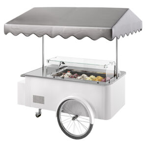 NordCap Speiseeiswagen CARRETTINO WEISS