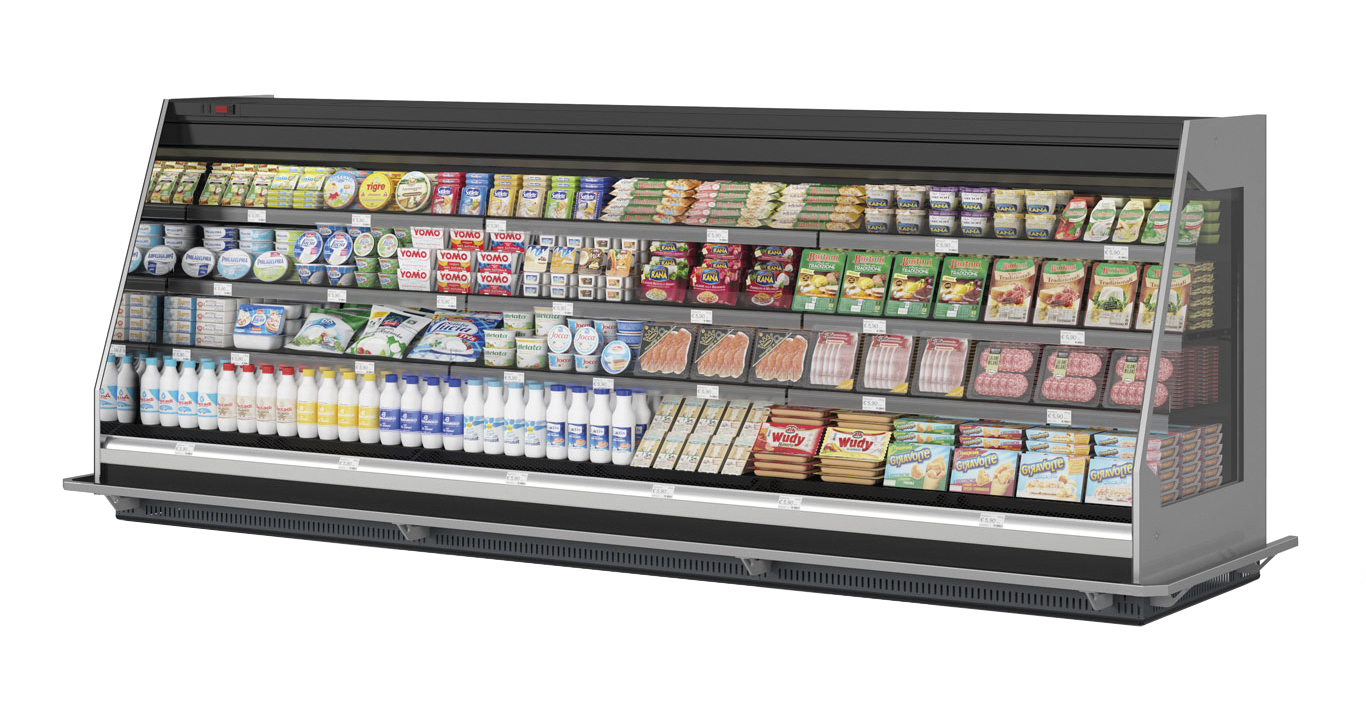 NordCap Impuls-Wandkühlregal EURO BARBADOS 2.0 710-1520 HF300 1875 M2