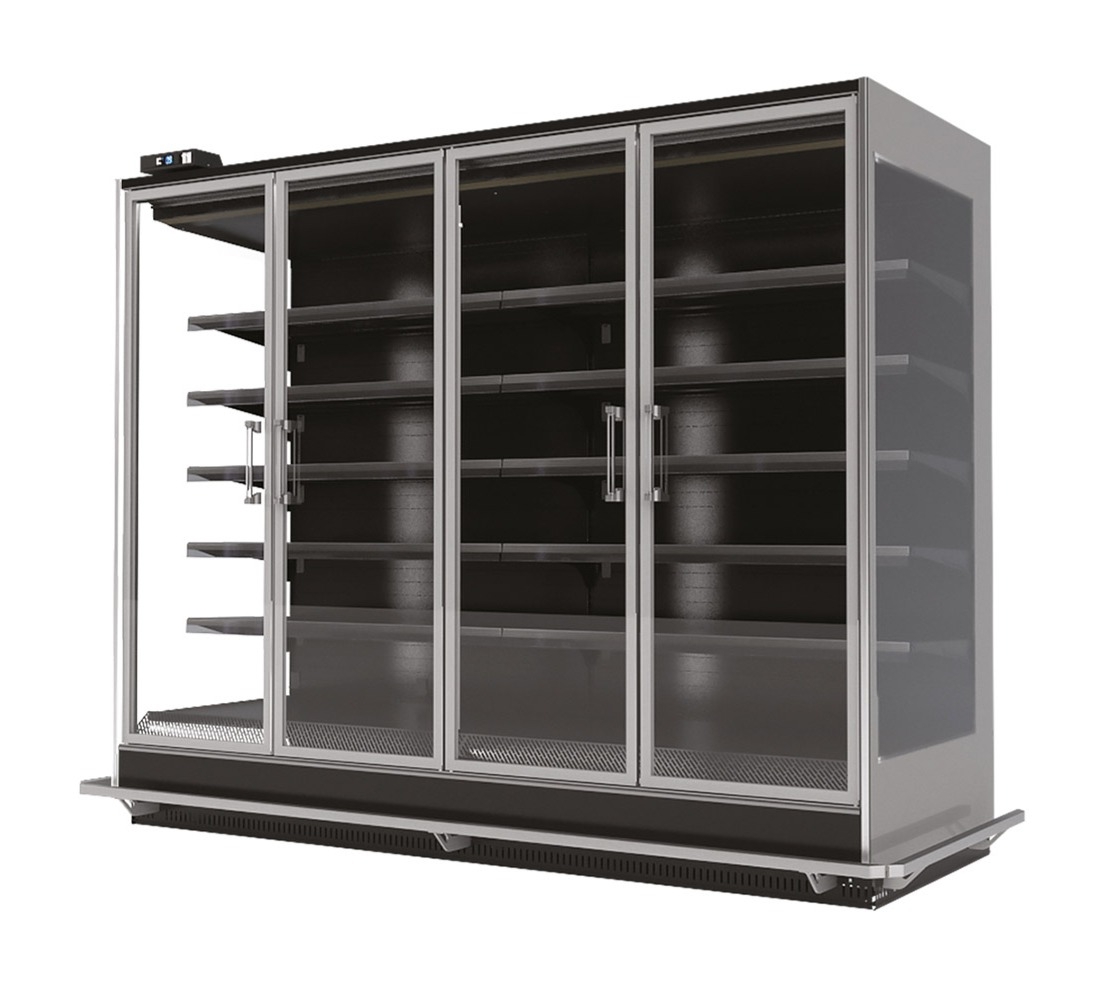 NordCap Wandkühlregal ANGEL 950-206 M2 3750 mit Türen