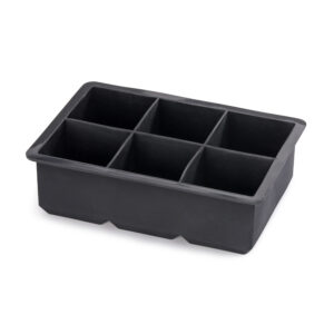 STALGAST Eiswürfelform für sechs Eiswürfel von 40x40 mm, Silikon