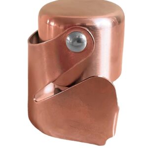 STALGAST Sektflaschenverschluss, 2er Set, Edelstahl, kupferfarben