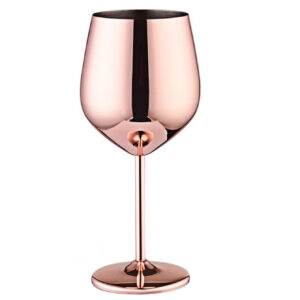 STALGAST 2 Wein-/Cocktailgläser, Edelstahl, kupferfarben, 0,500 Liter