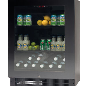 NordCap Glastürkühlschrank M 95 BLACK