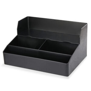 STALGAST Organiser für Kaffeestation, 3 Fächer, eine Ablage, schwarz, 356x256x180 (BxTxH)