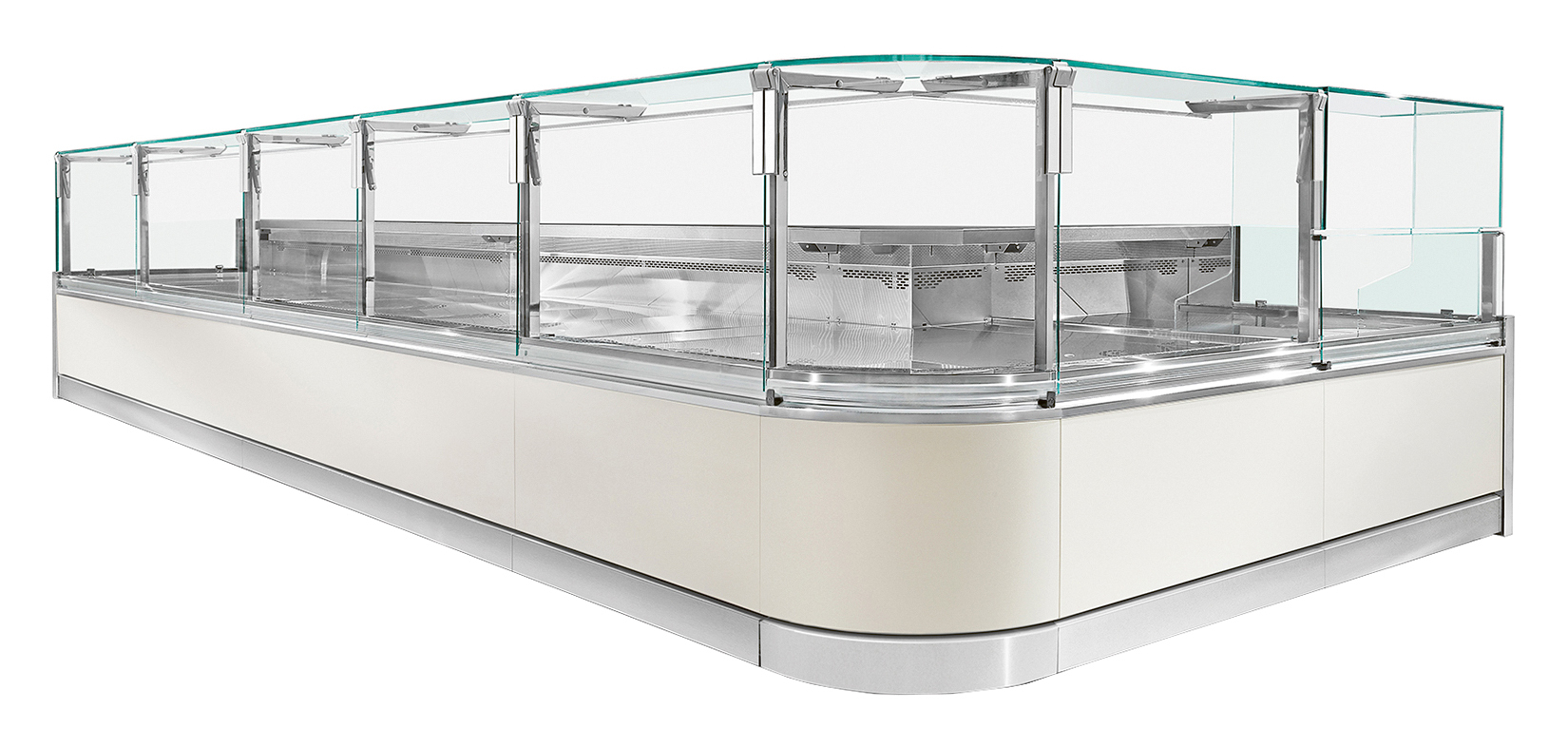 NordCap Frischwarentheke ENIXE EN100 L 2500 M2, Nachtrollo – Bild 2