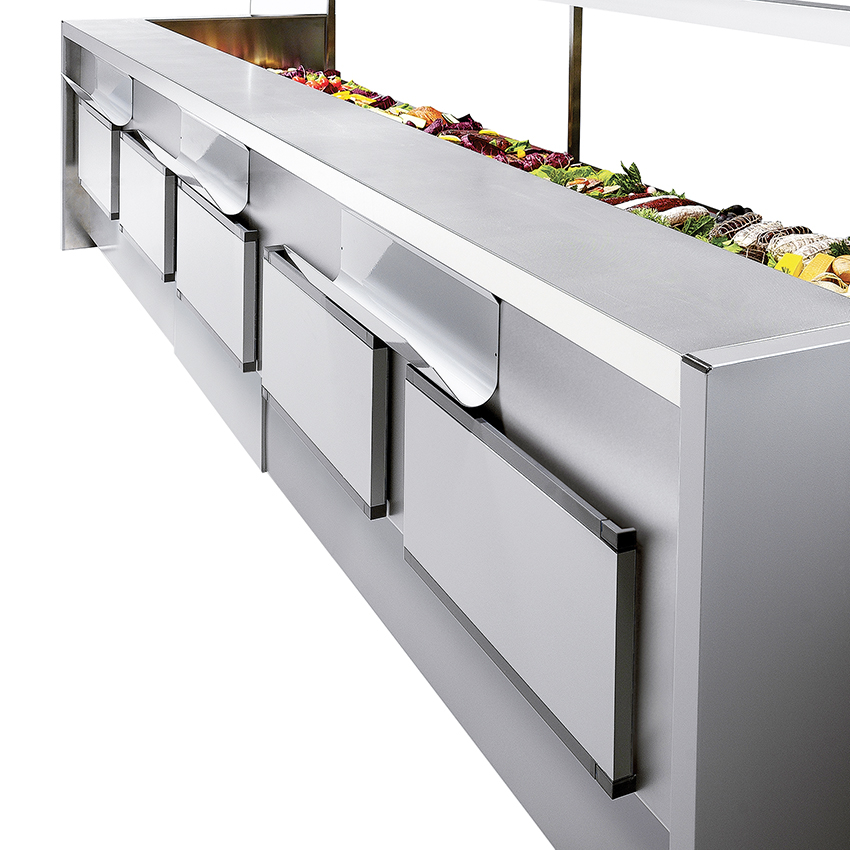 NordCap Frischwarentheke EXTRA EX100 L 3750 M2, Nachtrollo – Bild 3