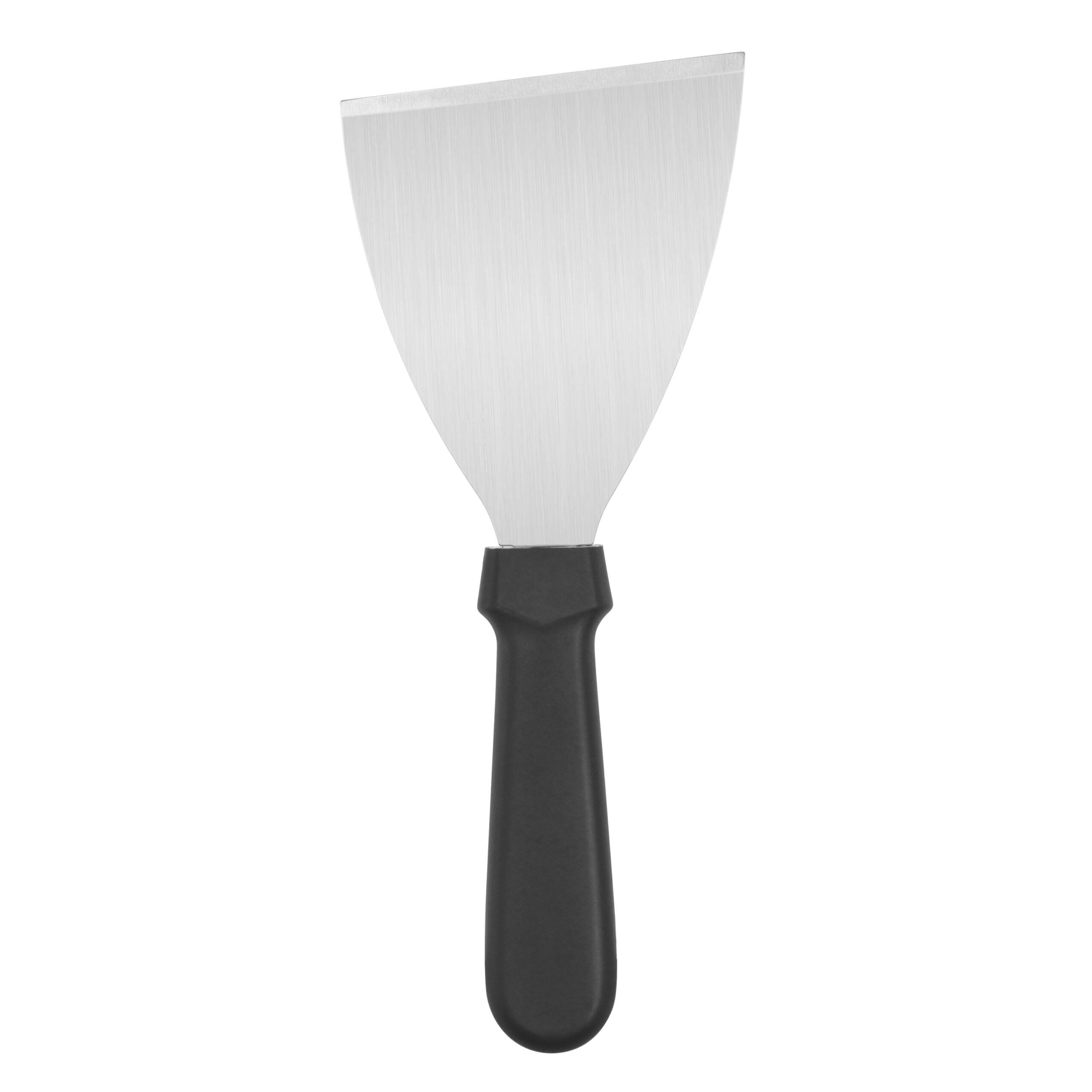 STALGAST Teigspachtel aus Edelstahl, Kunststoffgriff schwarz, L. 118 mm 1 STALGAST Teigspachtel aus Edelstahl, Kunststoffgriff schwarz, L. 118 mm