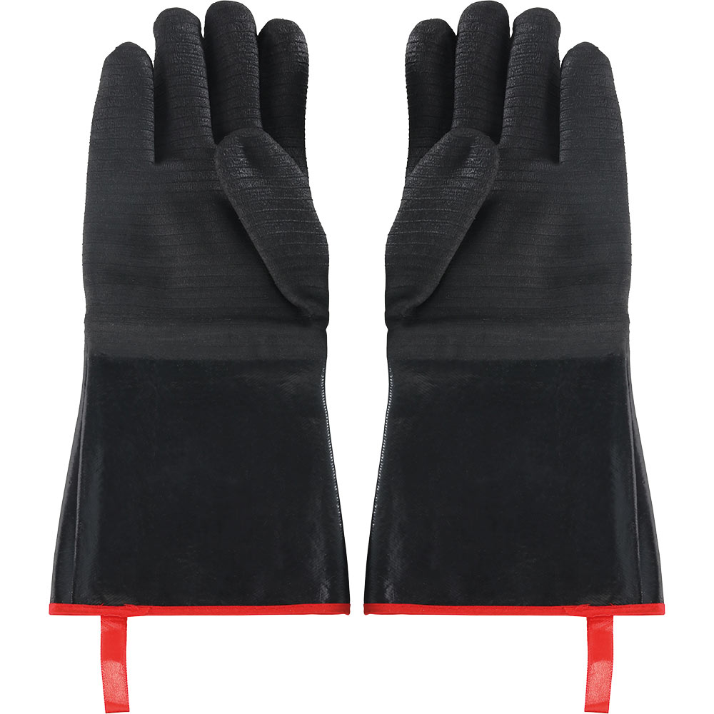 STALGAST Ofenhandschuhe, Neopren, hitze- und ölbeständig, schwarz, L. 350 mm