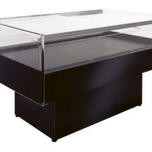 NordCap COOL-LINE Impuls-Kühlinsel FLATEY 1290 mit Plexi-Schiebescheiben