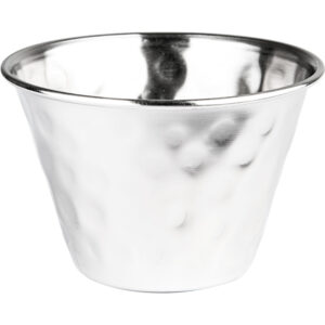 STALGAST Dip-Schale Edelstahl, Hammerschlagoptik  Ø 72 mm, 120 ml