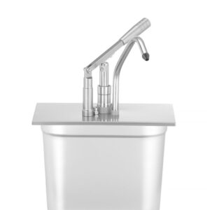 HENDI Deckel mit Spender für GN-Behälter, aus rostfreiem Stahl