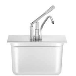 HENDI Deckel mit Spender für GN-Behälter, aus rostfreiem Stahl