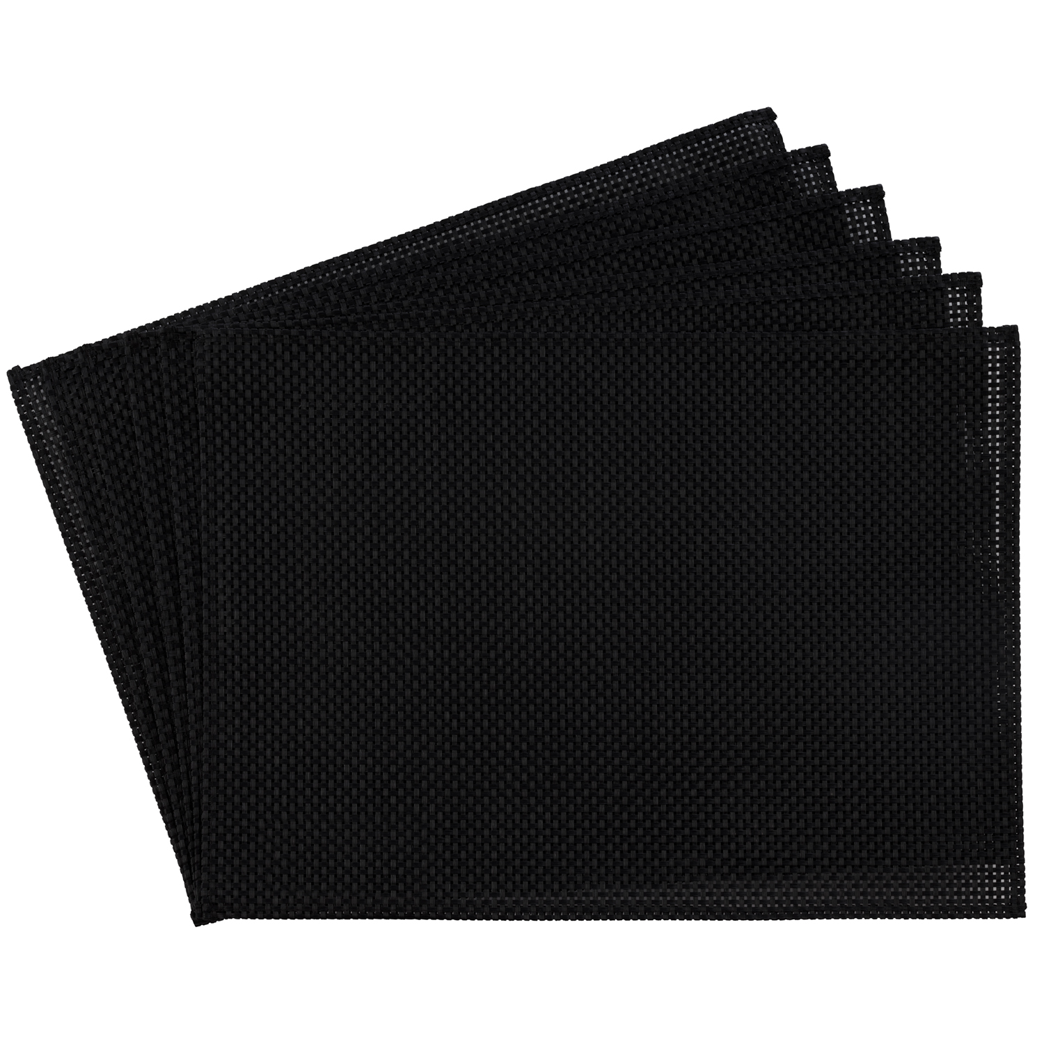 APS 6 Stück: APS Tischset - schwarz 45 x 33 cm – Bild 2