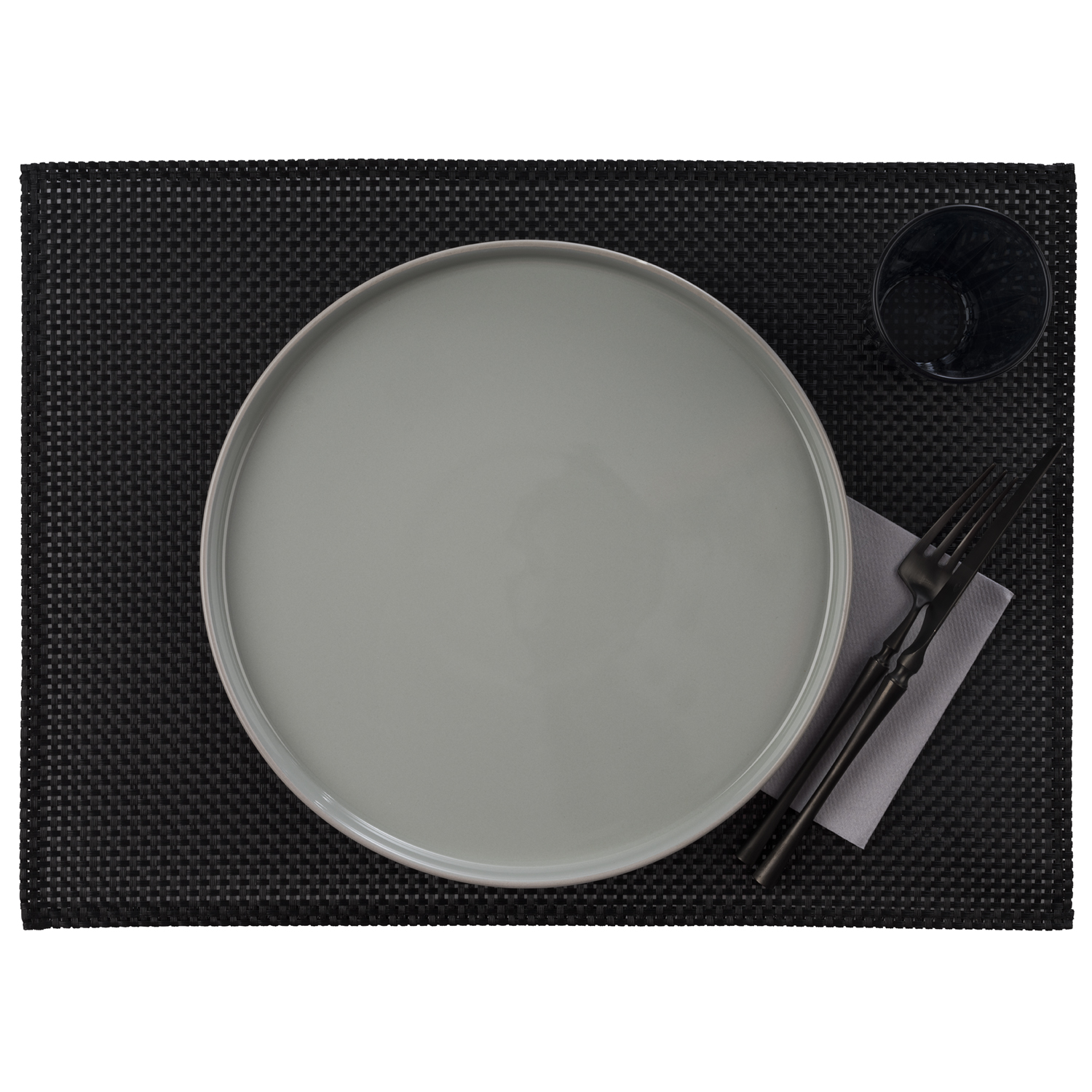 APS 6 Stück: APS Tischset - schwarz 45 x 33 cm – Bild 3