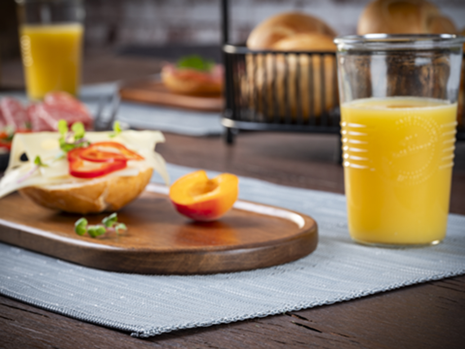 APS 6 Stück: APS Tischset - silber 45 x 33 cm – Bild 3