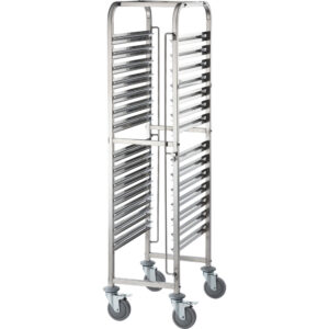 STALGAST Stalgast Tablettwagen aus Edelstahl, passend für 14 x GN 1/1, 380 x 550 x 1735 mm (BxTxH)