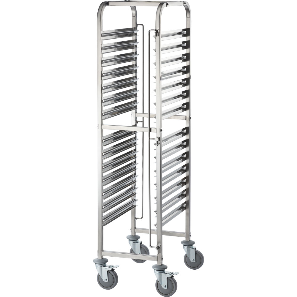 STALGAST Stalgast Tablettwagen aus Edelstahl, passend für 14 x GN 1/1, 380 x 550 x 1735 mm (BxTxH)