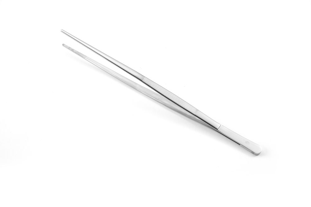 BROPHY, chirurgische Pinzette, 20cm, gerade 1x2 Zähne, Allgaier BROPHY, chirurgische Pinzette, 20cm, gerade 1x2 Zähne, Allgaier