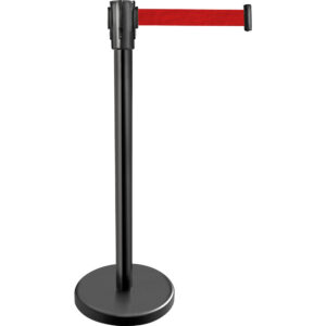 STALGAST Abgrenzungsständer, Zugband rot, H. 900 mm, 2 Stück