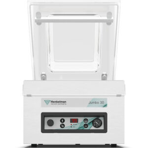 HENKELMAN Jumbo 30 Kammer-Vakuumiergerät mit Busch-Pumpe 8 m³/h und 350 mm Schweißbalken 525x450x385 mm