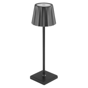 STALGAST LED-Tischleuchte kabellos mit Touch-Bedienung, dimmbar,  schwarz, H. 375 mm