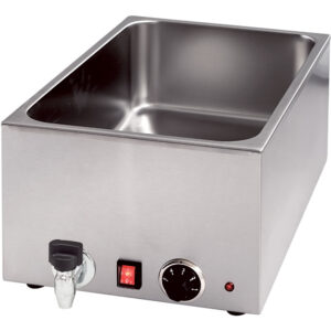 STALGAST Stalgast Edelstahl Bain-Marie mit Ablasshahn GN1/1 150 mm Höhe