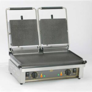 ROLLER_GRILL ROLLER GRILL Kontaktgrill doppelt, 600x385x220 mm (BxTxH), 2x 2 kW