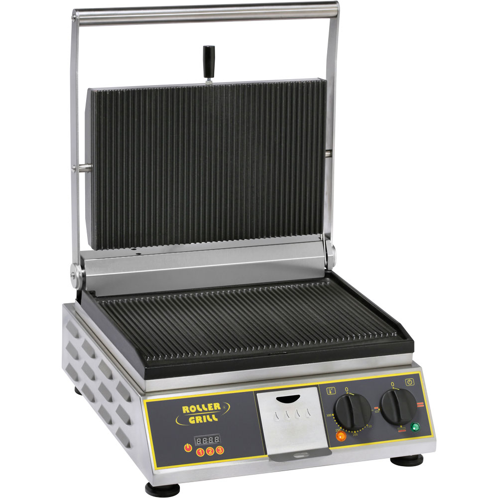 ROLLER_GRILL ROLLER GRILL Kontaktgrill mit Timer, 400x475x310 mm (BxTxH), 3,4 kW