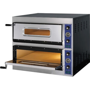 GGF GGF Pizzaofen E-Start Line mit zwei Kammern für 8 Pizzen à 320 mm, 8,4 kW, 900x785x750 mm (BxTxH)