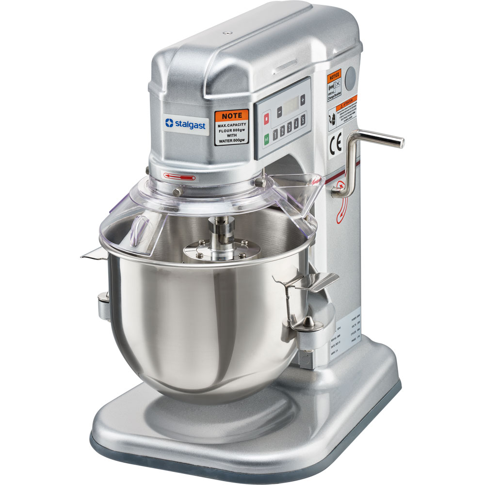 STALGAST Stalgast Planetenmixer, automatische Steuerung, 7 Liter, 345 x 435 x 510 mm (BxTxH)